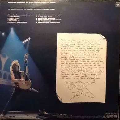 Ozzy Osbourne / Randy Rhoads - Tribute 뒷면
