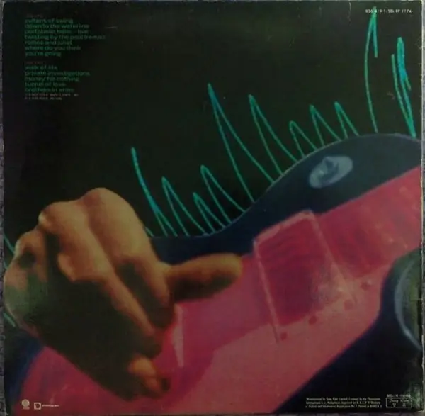Dire Straits - Money For Nothing 뒷면