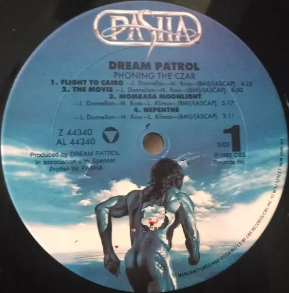 Dream Patrol - Phoning The Czar 뒷면