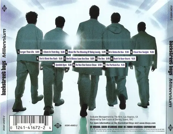 Backstreet Boys - Millennium 뒷면