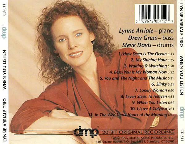 The Lynne Arriale Trio - When You Listen 뒷면