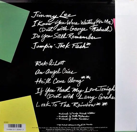 Aretha Franklin - Aretha 뒷면