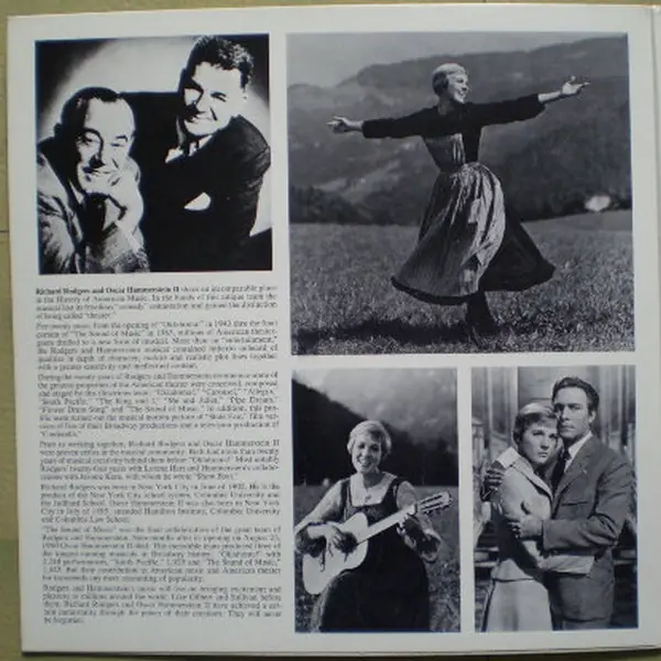 Rodgers & Hammerstein / Julie Andrews / Christopher Plummer / Irwin Kostal - The Sound Of Music (An Original Soundtrack Recording) 뒷면