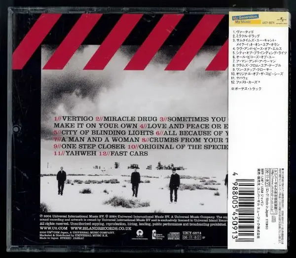 U2 - How To Dismantle An Atomic Bomb 뒷면