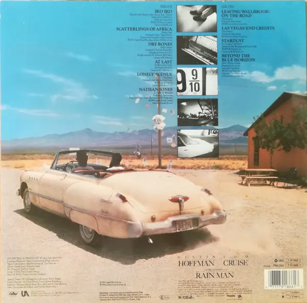 Various - Rain Man (Original Motion Picture Soundtrack) 뒷면