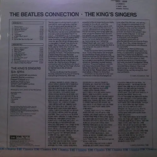 The King's Singers - The Beatles Connection 뒷면