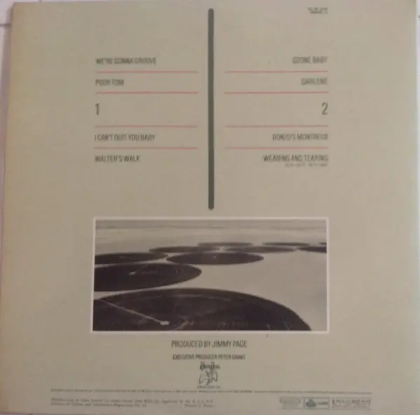Led Zeppelin - Coda 뒷면