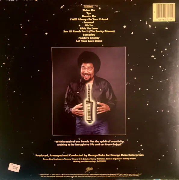George Duke - Dream On 뒷면