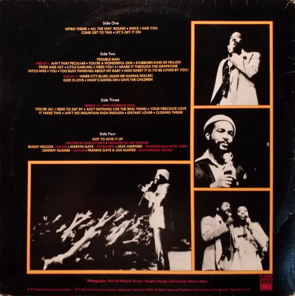 Marvin Gaye - Live At The London Palladium 뒷면
