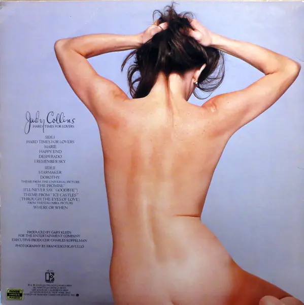 Judy Collins - Hard Times For Lovers 뒷면