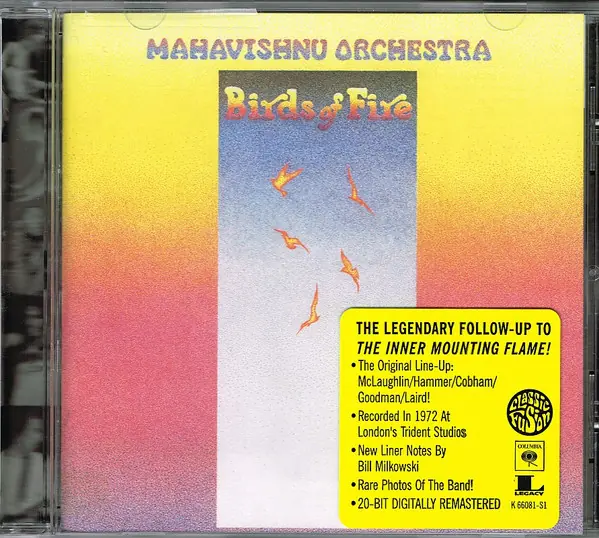 Mahavishnu Orchestra - Birds Of Fire 뒷면