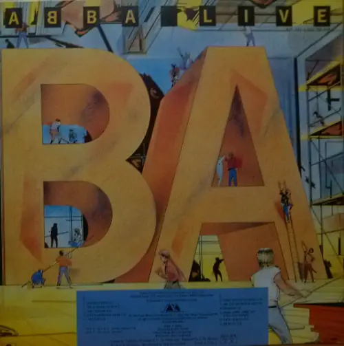 ABBA - Live 뒷면