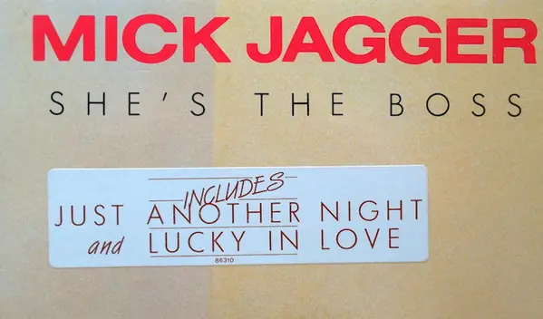 Mick Jagger - She's The Boss 뒷면