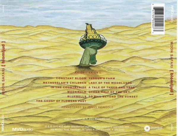 Moon Safari - Blomljud 뒷면