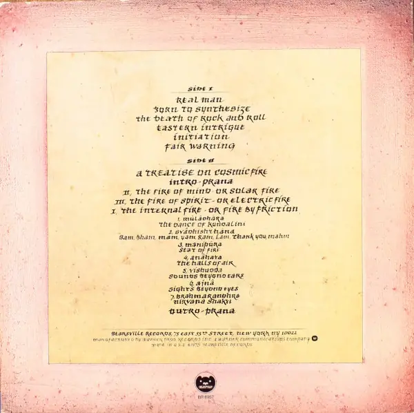 Todd Rundgren - Initiation 뒷면