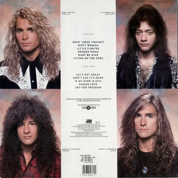White Lion - Big Game 뒷면