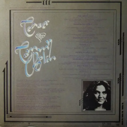 Tommy Bolin - Teaser 뒷면