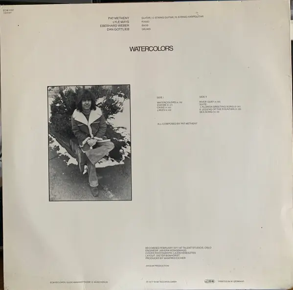 Pat Metheny - Watercolors 뒷면