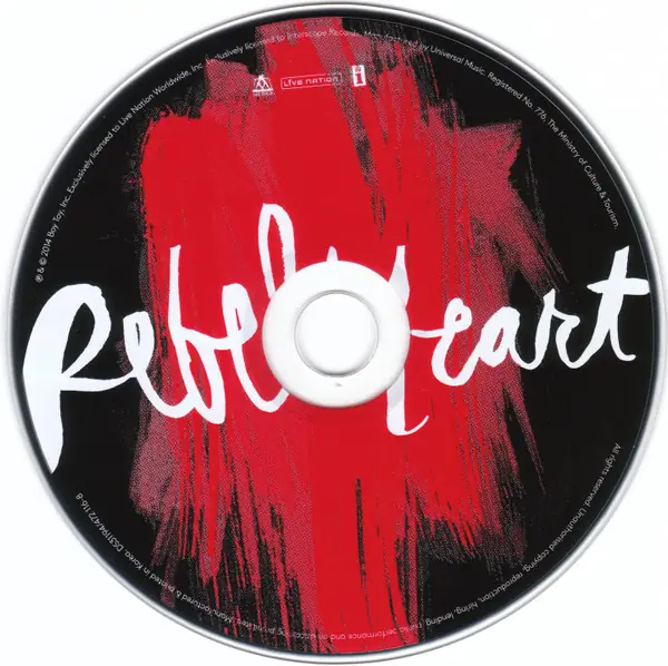 Madonna - Rebel Heart 뒷면