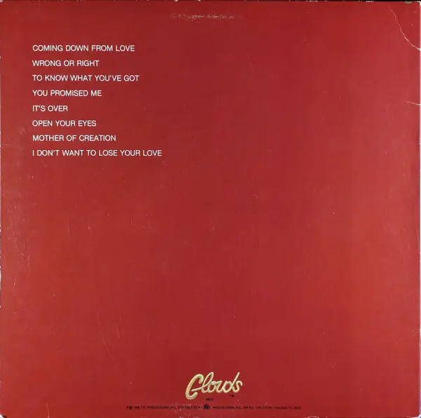 Bobby Caldwell - Cat In The Hat 뒷면