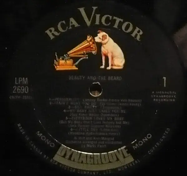 Al Hirt / Ann Margret - Beauty And The Beard 뒷면