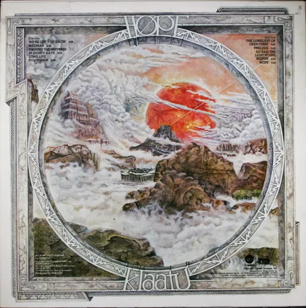 Klaatu - Hope 뒷면