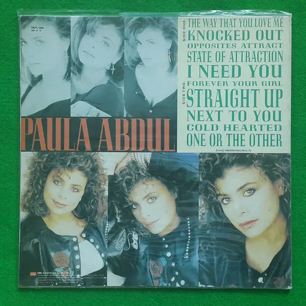 Paula Abdul - Forever Your Girl 뒷면