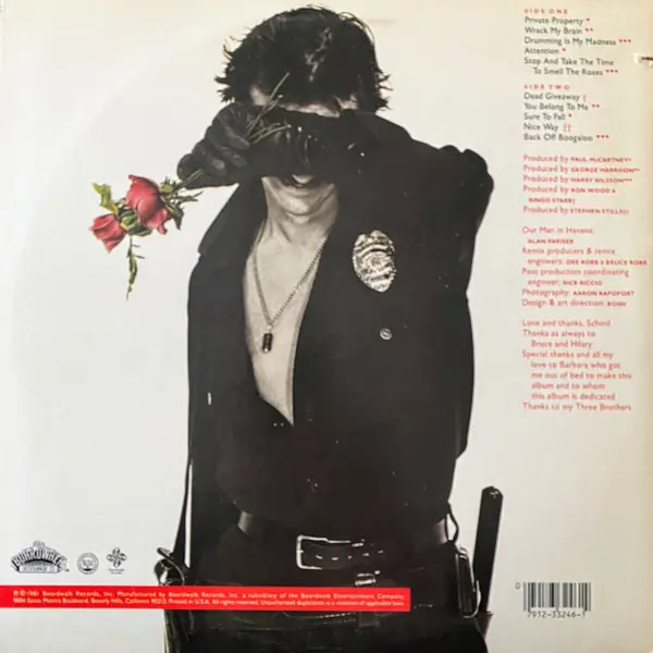 Ringo Starr - Stop And Smell The Roses 뒷면