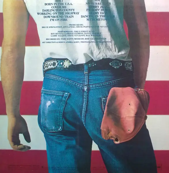 Bruce Springsteen - Born In The U.S.A. 뒷면