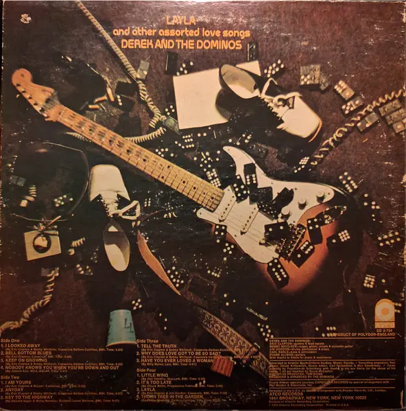 Derek & The Dominos - Layla And Other Assorted Love Songs 뒷면
