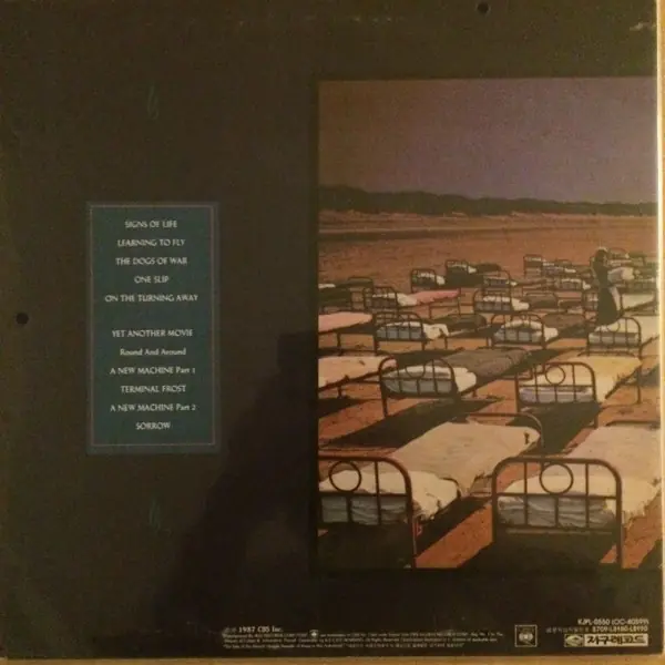 Pink Floyd - A Momentary Lapse Of Reason 뒷면