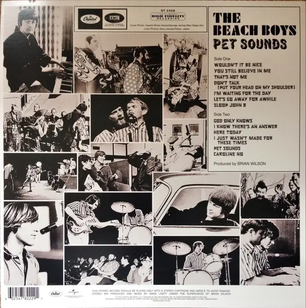 The Beach Boys - Pet Sounds 뒷면