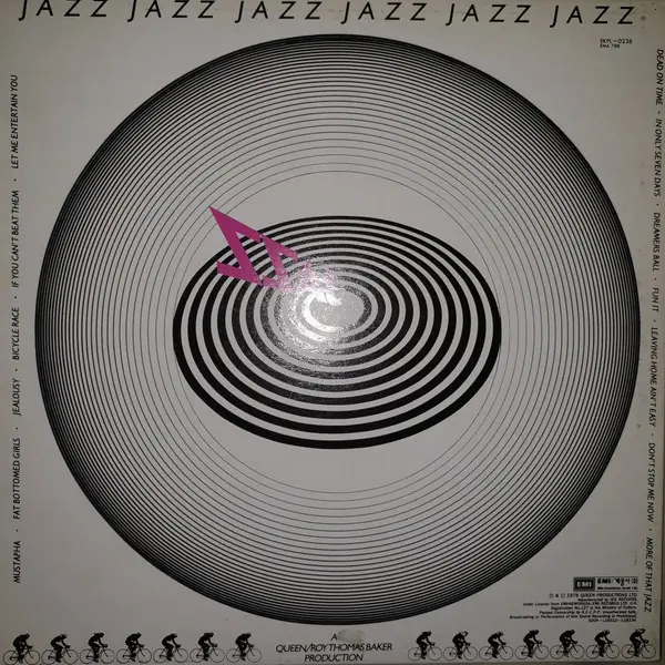 Queen - Jazz 뒷면