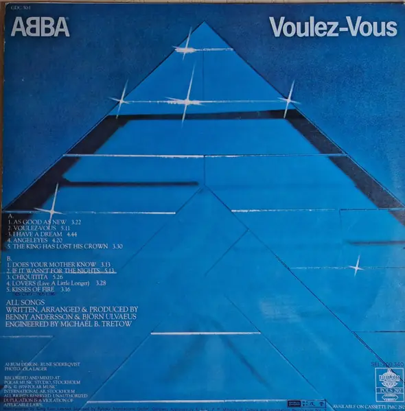 ABBA - Voulez-Vous 뒷면