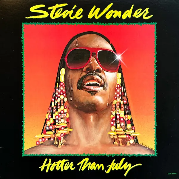 Stevie Wonder - Hotter Than July 뒷면