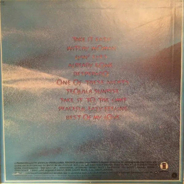 Eagles - Their Greatest Hits 1971-1975 뒷면