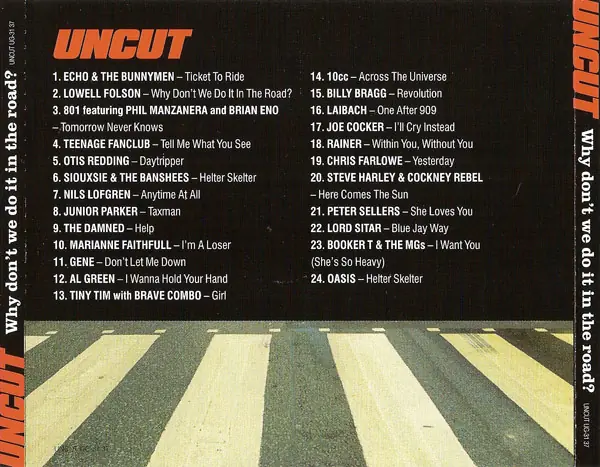 Various - Why Don't We Do It In The Road? (24 Amazing Covers Of Classic Beatles Songs) 뒷면