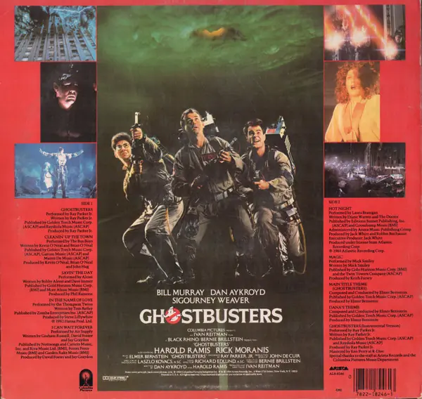 Various - Ghostbusters (Original Soundtrack) 뒷면