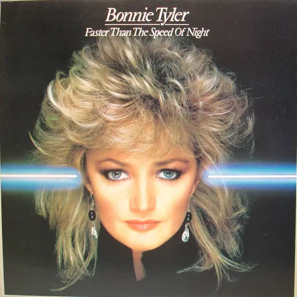 Bonnie Tyler - Faster Than The Speed Of Night 앞면