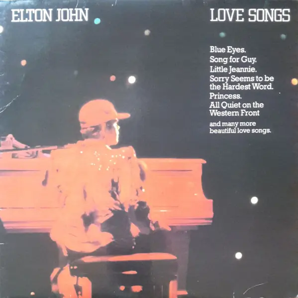 Elton John - Love Songs 앞면
