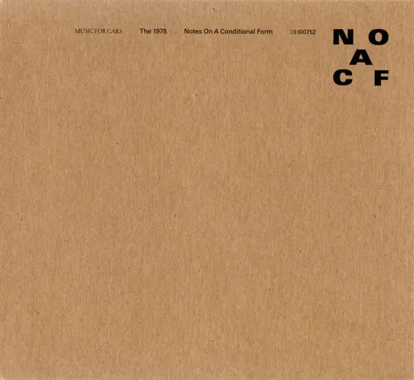 The 1975 - Notes On A Conditional Form 앞면
