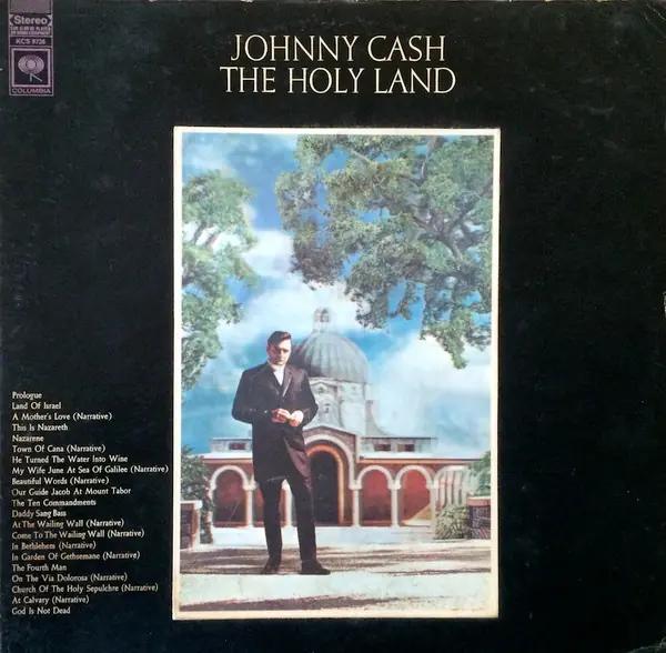 Johnny Cash - The Holy Land 앞면