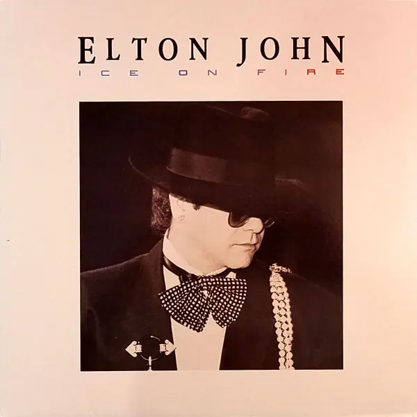 Elton John - Ice On Fire 앞면