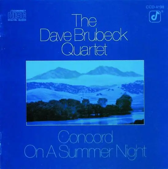 The Dave Brubeck Quartet - Concord On A Summer Night 앞면
