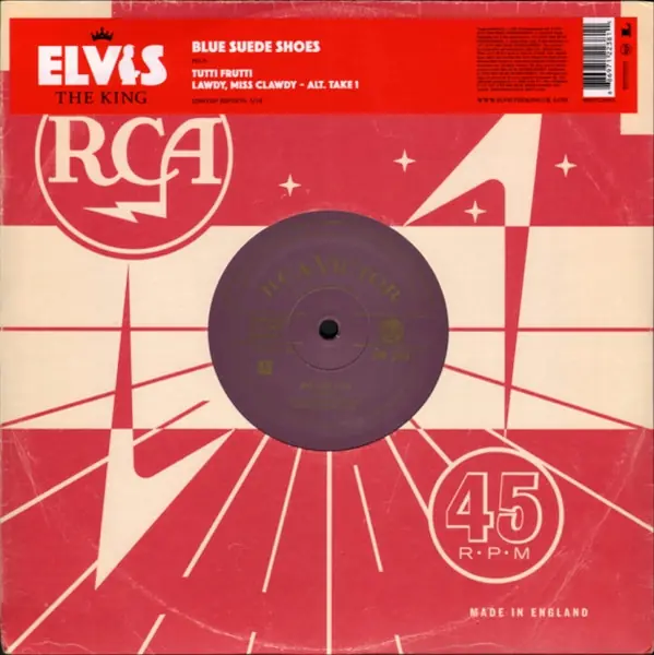Elvis Presley - Blue Suede Shoes 앞면