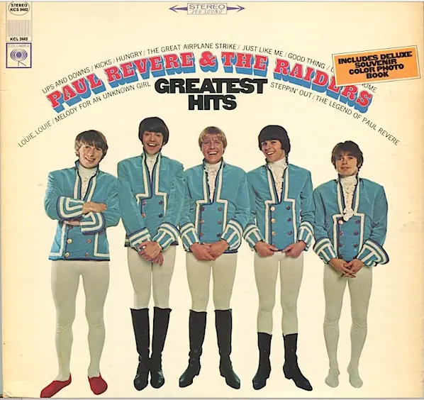 Paul Revere & The Raiders - Paul Revere & The Raiders' Greatest Hits 앞면