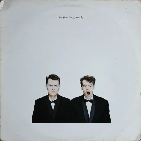 Pet Shop Boys - Actually 앞면