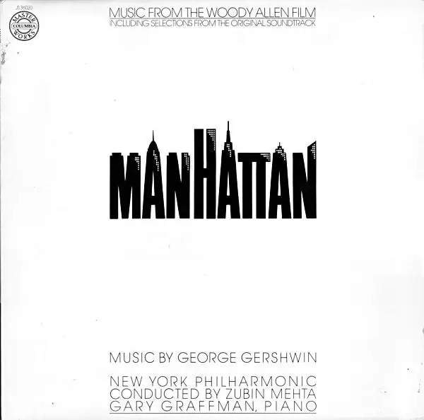 George Gershwin / New York Philharmonic / Zubin Mehta / Gary Graffman - Music From The Woody Allen Film "Manhattan" 앞면
