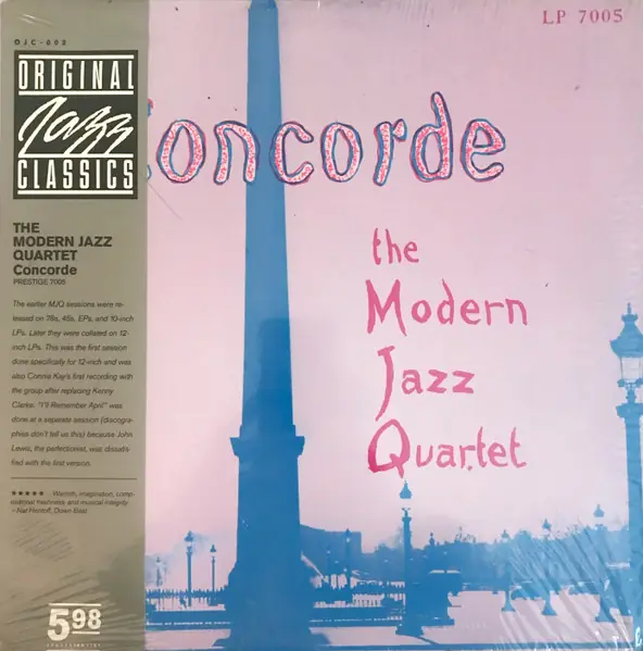 The Modern Jazz Quartet - Concorde 앞면