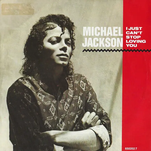 Michael Jackson - I Just Can't Stop Loving You 앞면